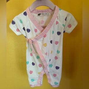 Monica + Andy Organic Valentines Day Candy Hearts Kimono